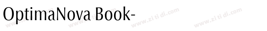 OptimaNova Book字体转换 OptimaNova Book字体转换
